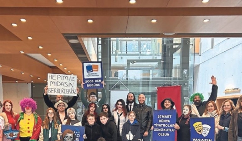 Bergamalılar tiyatro keyfini yaşadı