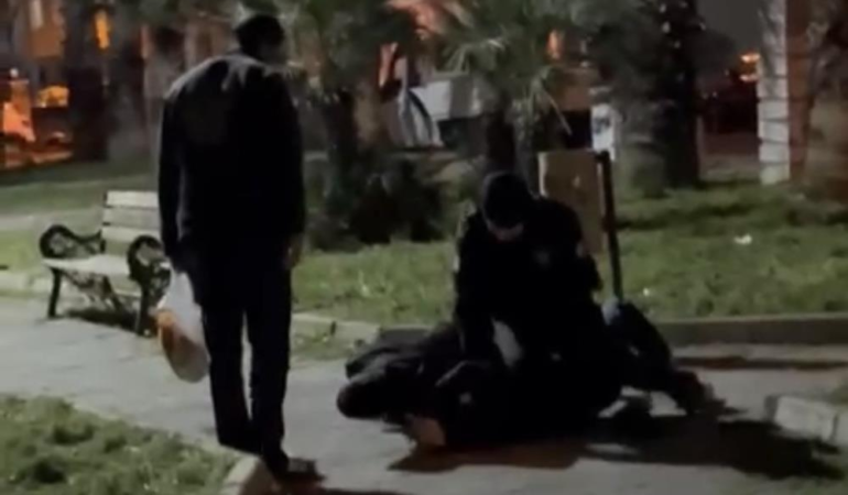 Yer: Buca | Parkta düzeni bozdular, güvenlik görevlilerine karşı koydular!